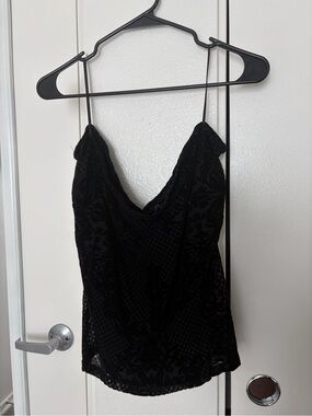 Black Velvet Tube Top